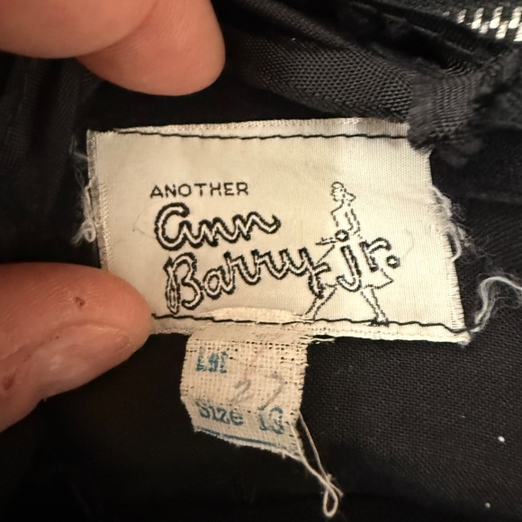 Another Ann Barry Jr. V-Neck Fit & Flare Little Black Dress - Picture 7 of 8